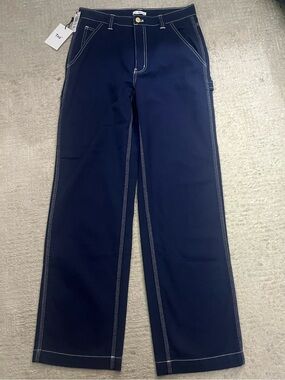 NWT TNA Greenwich Carpenter Style wide leg Jeans